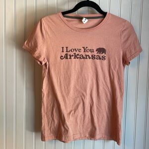 Fayettechill, I Love You Arkansas Tee size Medium